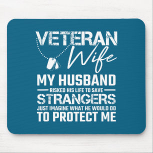 Veterane vrouw mijn man riskeerde zijn leven om vr muismat
