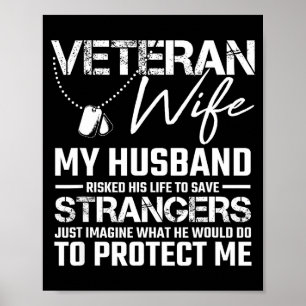 Veterane vrouw mijn man riskeerde zijn leven om vr poster