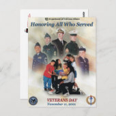  veteranen 2001 - briefkaart (Voorkant / Achterkant)