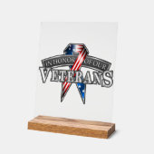 Veteranen Acryl Bord (Hoek)