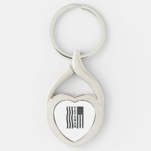 Veteranen Amerikaanse Vlag Vintage Vector T-shirt  Sleutelhanger