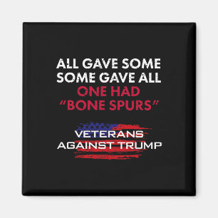 Veteranen Anti-Trump Draft Dodger Bone Spurs voor Magneet