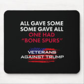 Veteranen Anti-Trump Draft Dodger Bone Spurs voor  Muismat (Voorkant)
