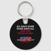 Veteranen Anti-Trump Draft Dodger Bone Spurs voor  Sleutelhanger (Voorkant)