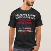 Veteranen Anti-Trump Tshirt Draft Dodger Bone (Voorkant)