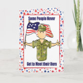 Veteranen Bedankkaart Army Kaart (Voorkant)