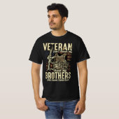 veteranen bedankt mijn broers niet t-shirt (Voorkant volledig)