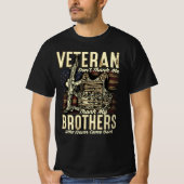 veteranen bedankt mijn broers niet t-shirt (Voorkant)