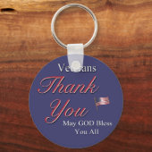 Veteranen, bedankt. sleutelhanger (Voorkant)