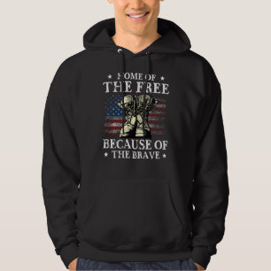 Veteranen bestrijden Boots vlagpatriottisch thuis  Hoodie