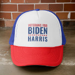 Veteranen Biden Harris 2024 presidentsverkiezingen Trucker Pet<br><div class="desc">Show uw steun aan het Biden-Harris 2024 ticket</div>