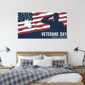 Veteranen canvas afdruk (Insitu (Slaapkamer))
