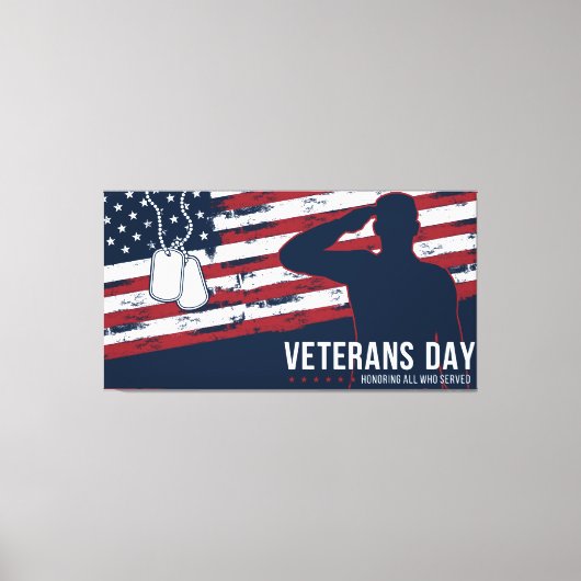 Veteranen canvas afdruk (Voorkant)