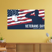 Veteranen canvas afdruk (Insitu (Woonkamer))