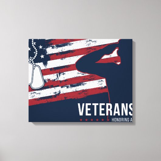 Veteranen canvas afdruk (Voorkant)