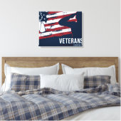 Veteranen canvas afdruk (Insitu (Slaapkamer))