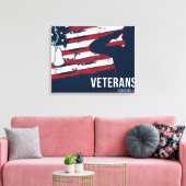 Veteranen canvas afdruk (Insitu (Woonkamer))