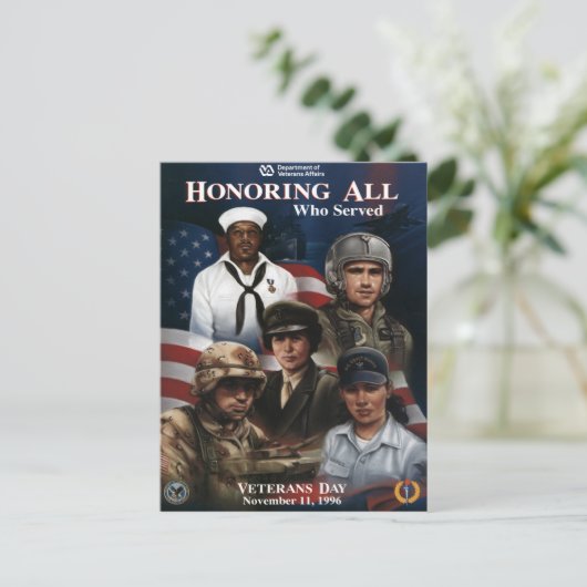  veteranen dag 1996 - briefkaart (Staand voorkant)