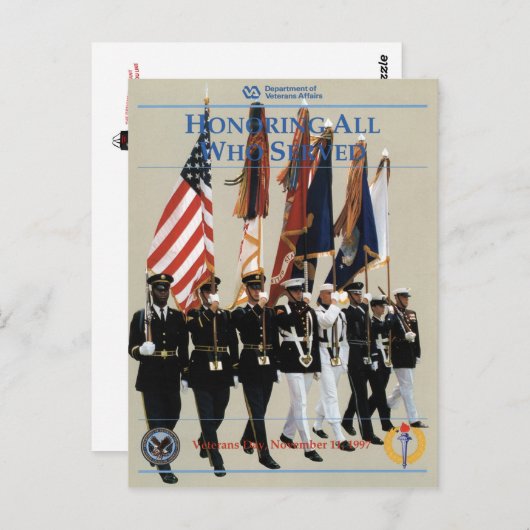  veteranen dag 1997 - briefkaart (Voorkant / Achterkant)