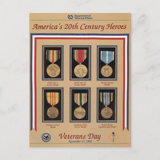 veteranen dag 1998 - briefkaart (Voorkant)