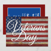 Veteranen Dag 4 juli Onafhankelijkheidsdag Veteraa Kaart (Voorkant / Achterkant)