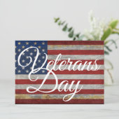 Veteranen Dag 4e juli Onafhankelijkheidsdag Vetera Kaart (Staand voorkant)