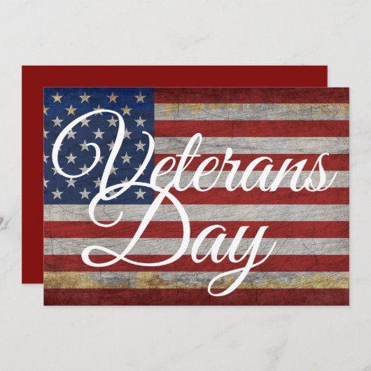 Veteranen Dag 4e juli Onafhankelijkheidsdag Vetera Kaart (Voorkant / Achterkant)