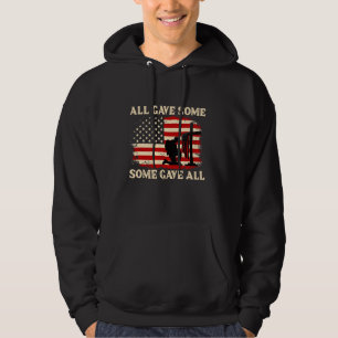 veteranen dag allemaal gaf sommigen gaf alles - me hoodie