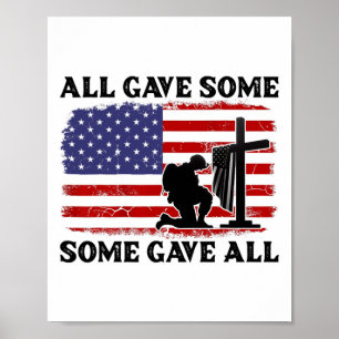 veteranen dag allemaal gaf sommigen gaf alles - me poster