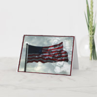 Veteranen Dag, Amerikaanse vlag en WWII veteraan