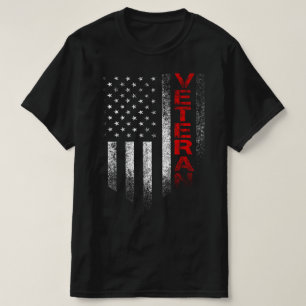veteranen dag amerikaanse vlag t-shirt