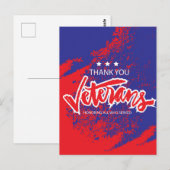 Veteranen Dag Ansichtkaart Briefkaart (Voorkant / Achterkant)