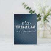 Veteranen Dag Ansichtkaart Briefkaart (Staand voorkant)