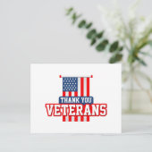 Veteranen Dag Ansichtkaart Briefkaart (Staand voorkant)