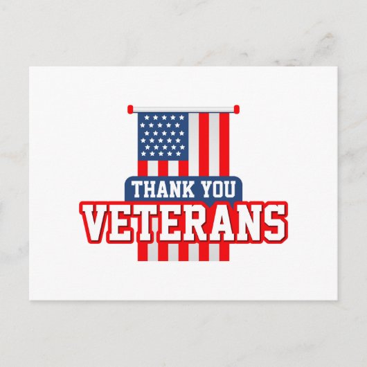 Veteranen Dag Ansichtkaart Briefkaart (Voorkant)