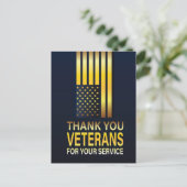 Veteranen Dag Ansichtkaart Briefkaart (Staand voorkant)