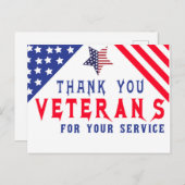 Veteranen Dag Ansichtkaart Briefkaart (Voorkant / Achterkant)