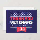 Veteranen Dag Ansichtkaart Briefkaart (Voorkant / Achterkant)