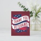 Veteranen Dag Ansichtkaart Briefkaart (Staand voorkant)