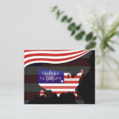 Veteranen Dag Ansichtkaart Briefkaart (Staand voorkant)