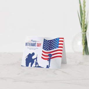 Veteranen dag bedankt Kaart