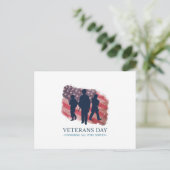 Veteranen Dag Briefkaart (Staand voorkant)