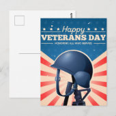 Veteranen Dag  Briefkaart (Voorkant / Achterkant)