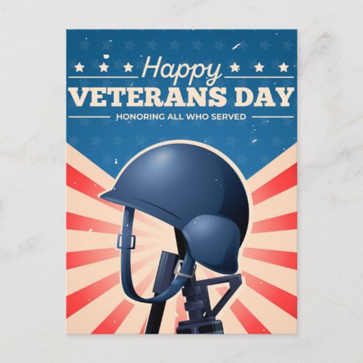 Veteranen Dag  Briefkaart (Voorkant)