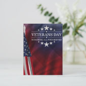 Veteranen Dag Briefkaart (Staand voorkant)