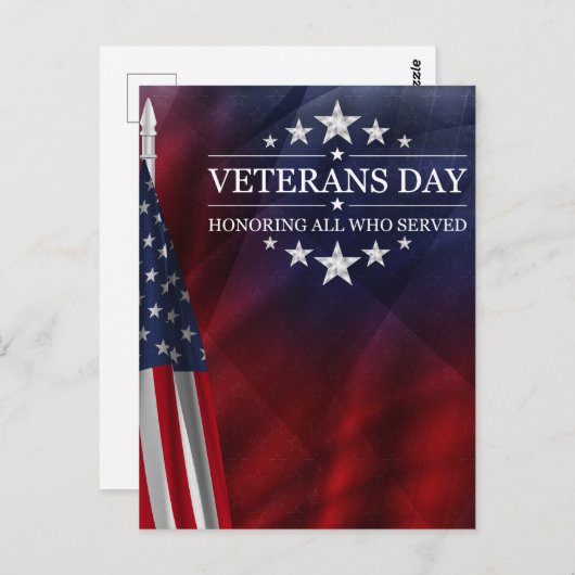 Veteranen Dag Briefkaart (Voorkant / Achterkant)