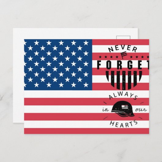 Veteranen Dag Briefkaart (Voorkant / Achterkant)