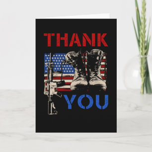Veteranen Dag Cadeau Bedankt Steun Vetarans Kaart