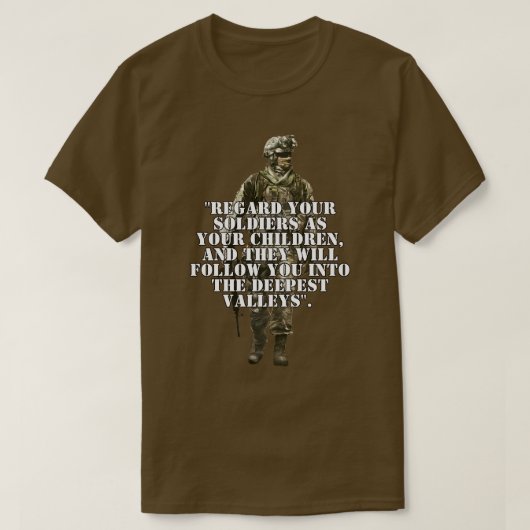 Veteranen Dag citaat T-shirt (Design voorkant)