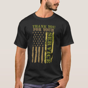 Veteranen Dag Dank u voor uw service Soldaat mij T-shirt
